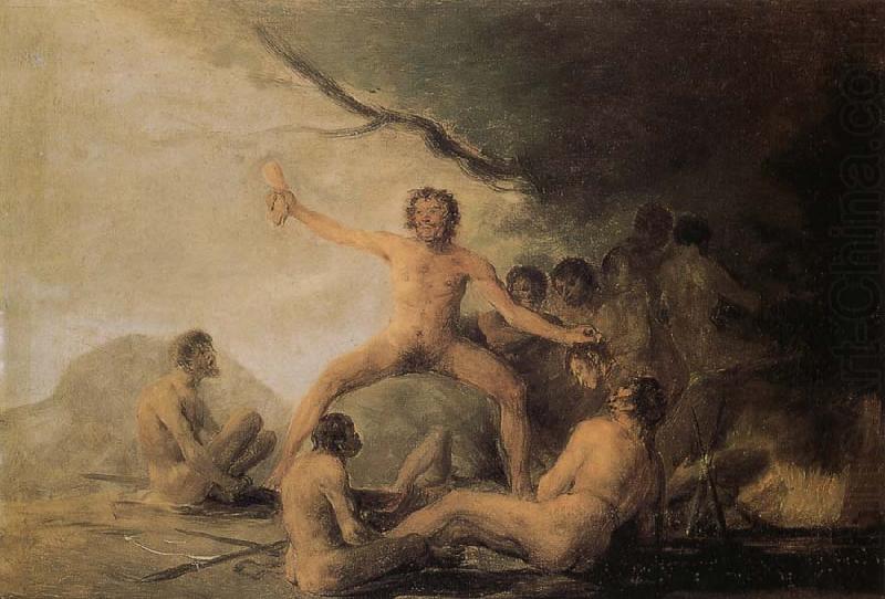 Cannibals gazing at their victims, Francisco Goya